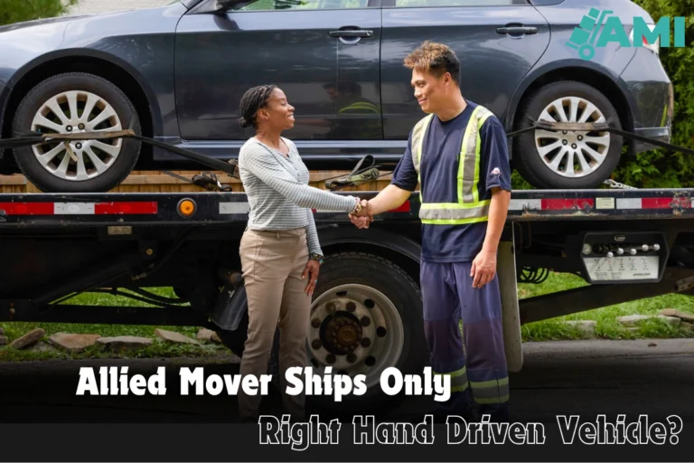 Allied Mover Ships Only Right Hand Driven Vehicle