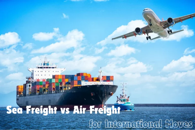 Sea Freight vs Air Freight for International Moves
